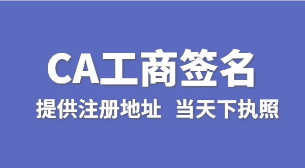 注冊公司怎么使用CA數(shù)字證書進(jìn)行簽名（工商電子簽名怎么操作）